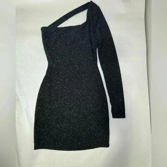 Black One-Shoulder Bodycon Mini Dress - Windsor - Size S - NWT - Picture 5 of 5